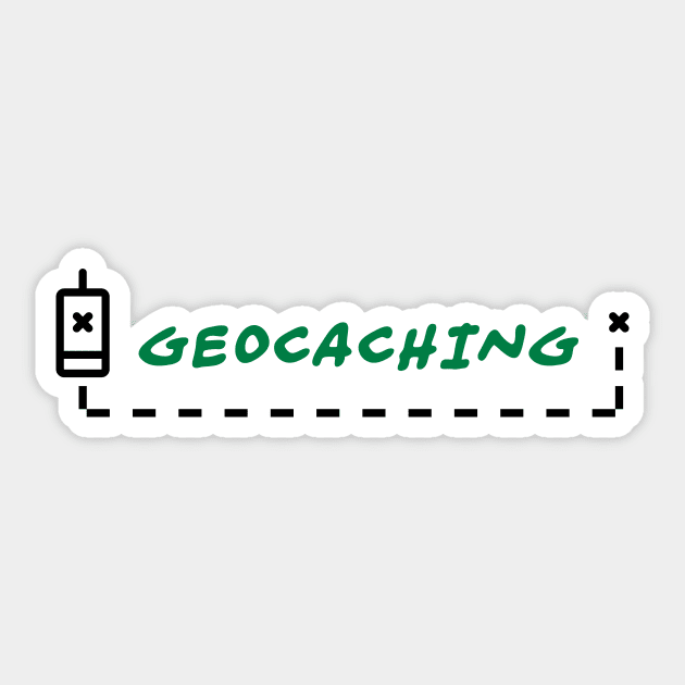 Geocache Sticker by schlag.art